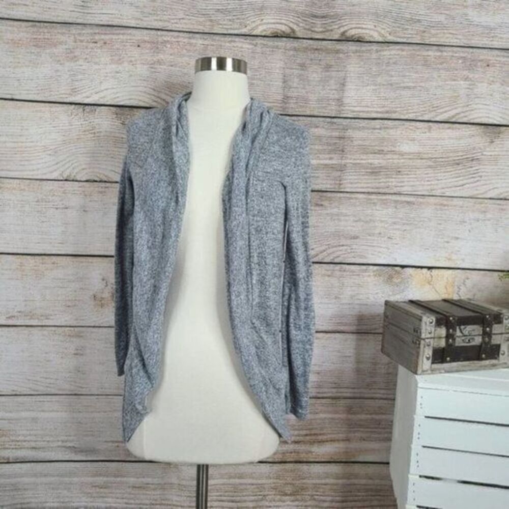 Forever 21 Gray Open Front Cardigan Sweater Long Sleeve Layering Piece